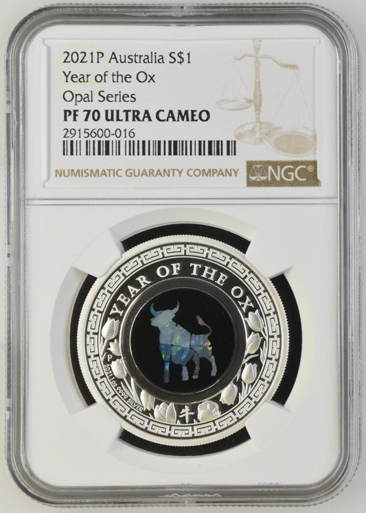 2021 AUSTRALIA S$1 YEAR OF OX