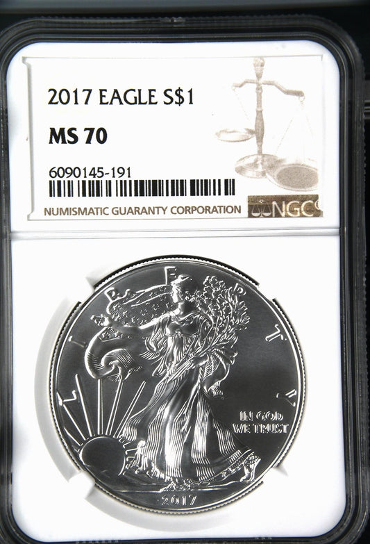 2017 EAGLE S$1 MS 70