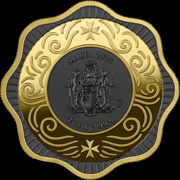 2025 MALTA MALTESE OX 10 EURO SILVER HIGH RELIEF