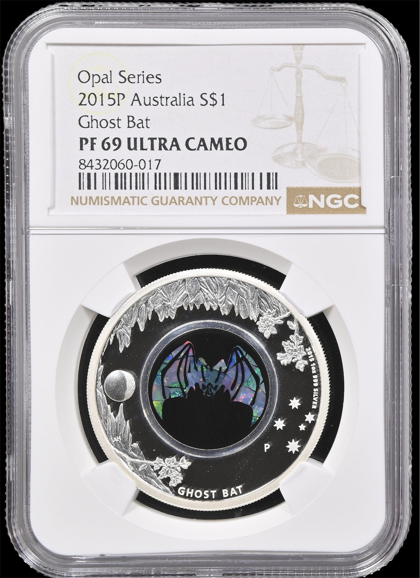 2015 AUSTRALIAN OPAL SERIES GHOST BAT PF 69