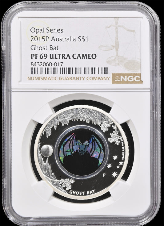2015 AUSTRALIAN OPAL SERIES GHOST BAT PF 69