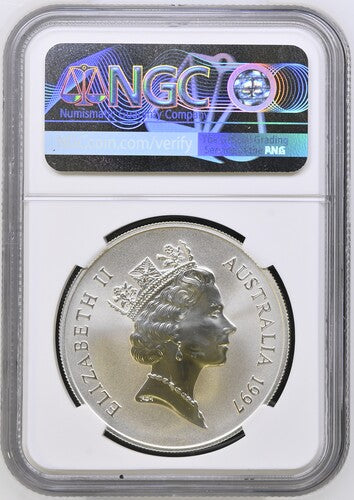 1997 AUSTRALIA S$1 KANGAROO MS 70