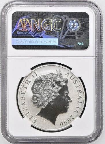 2000 AUSTRALIA S$1 KANGAROO MS 70