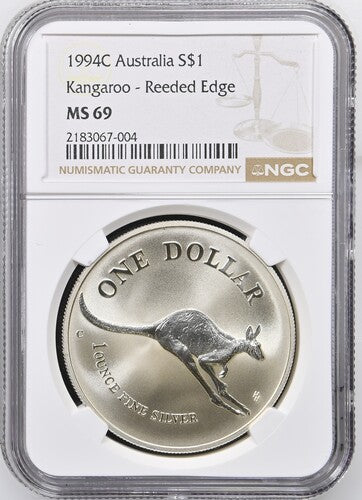1994 AUSTRALIA S$1 KANGAROO MS 69
