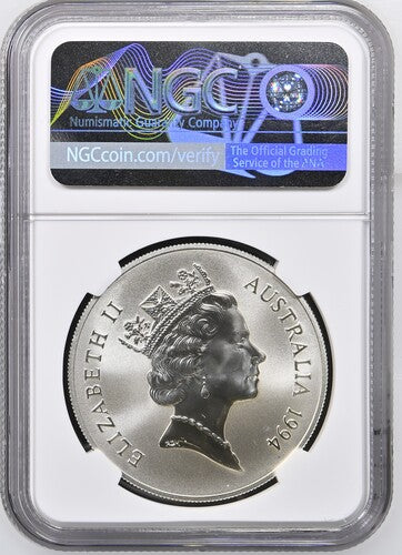 1994 AUSTRALIA S$1 KANGAROO MS 69
