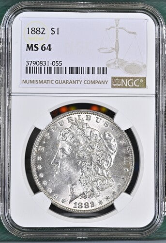 1882 MORGAN SILVER DOLLAR