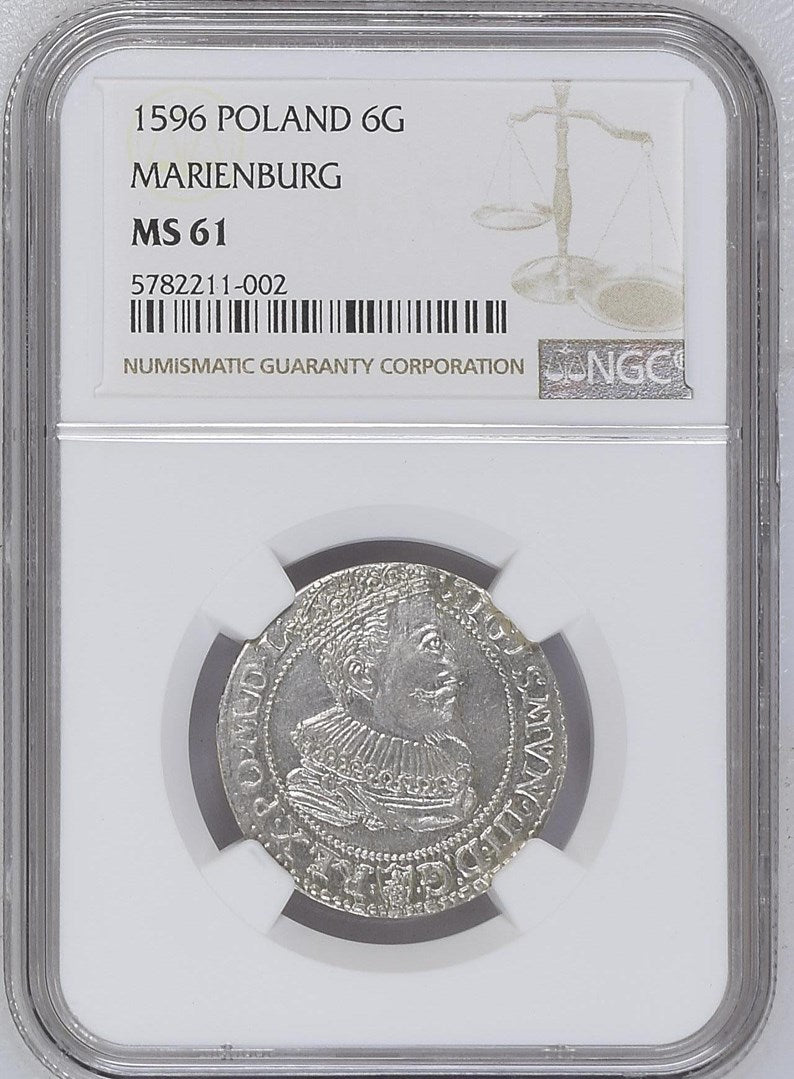 1596 POLAND 6G MARIENBURG
NGC MS 61