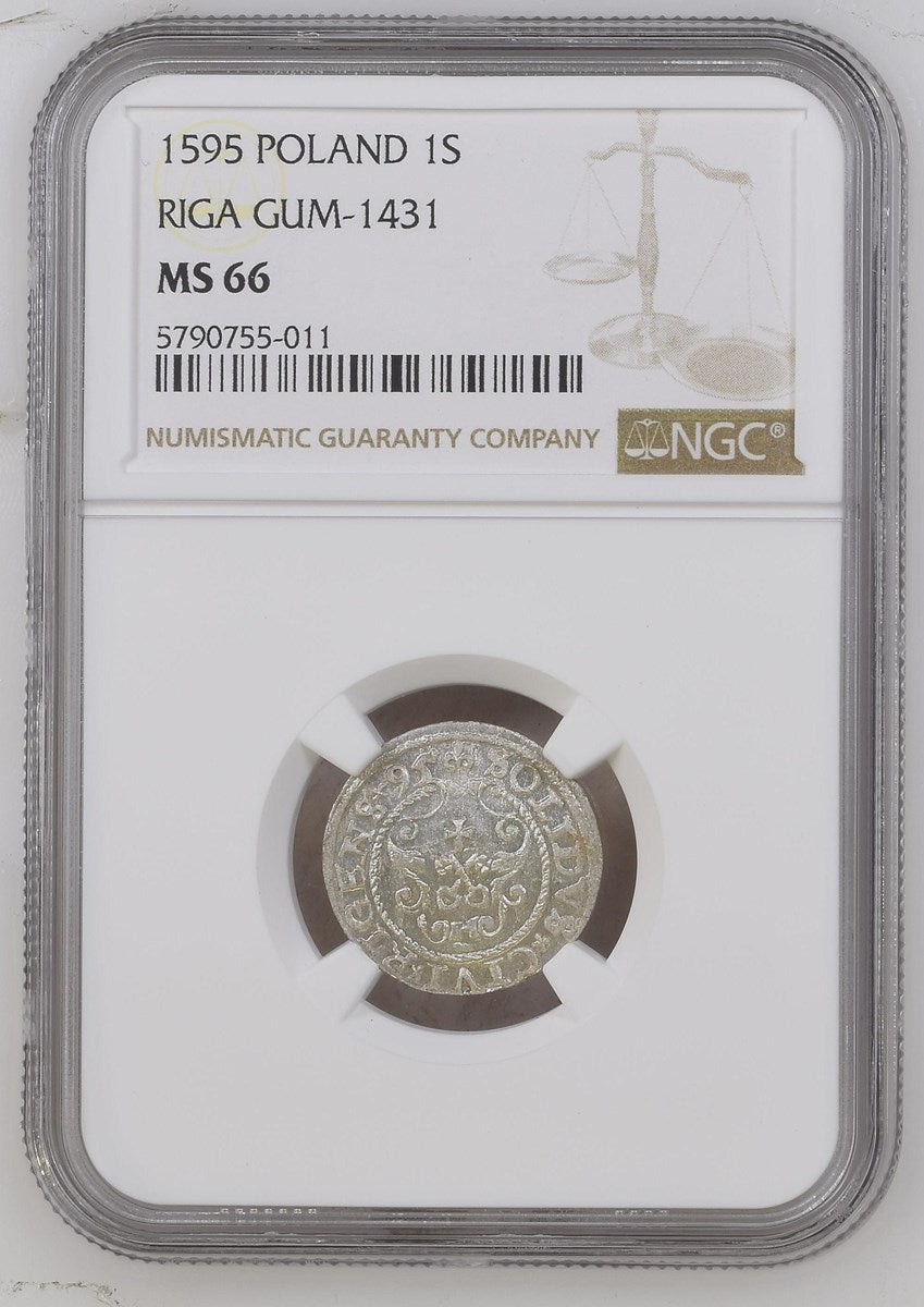 1595 POLAND 1S RIGA GUM-1431 TOP-POP