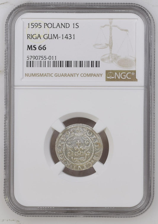 1595 POLAND 1S RIGA GUM-1431 TOP-POP