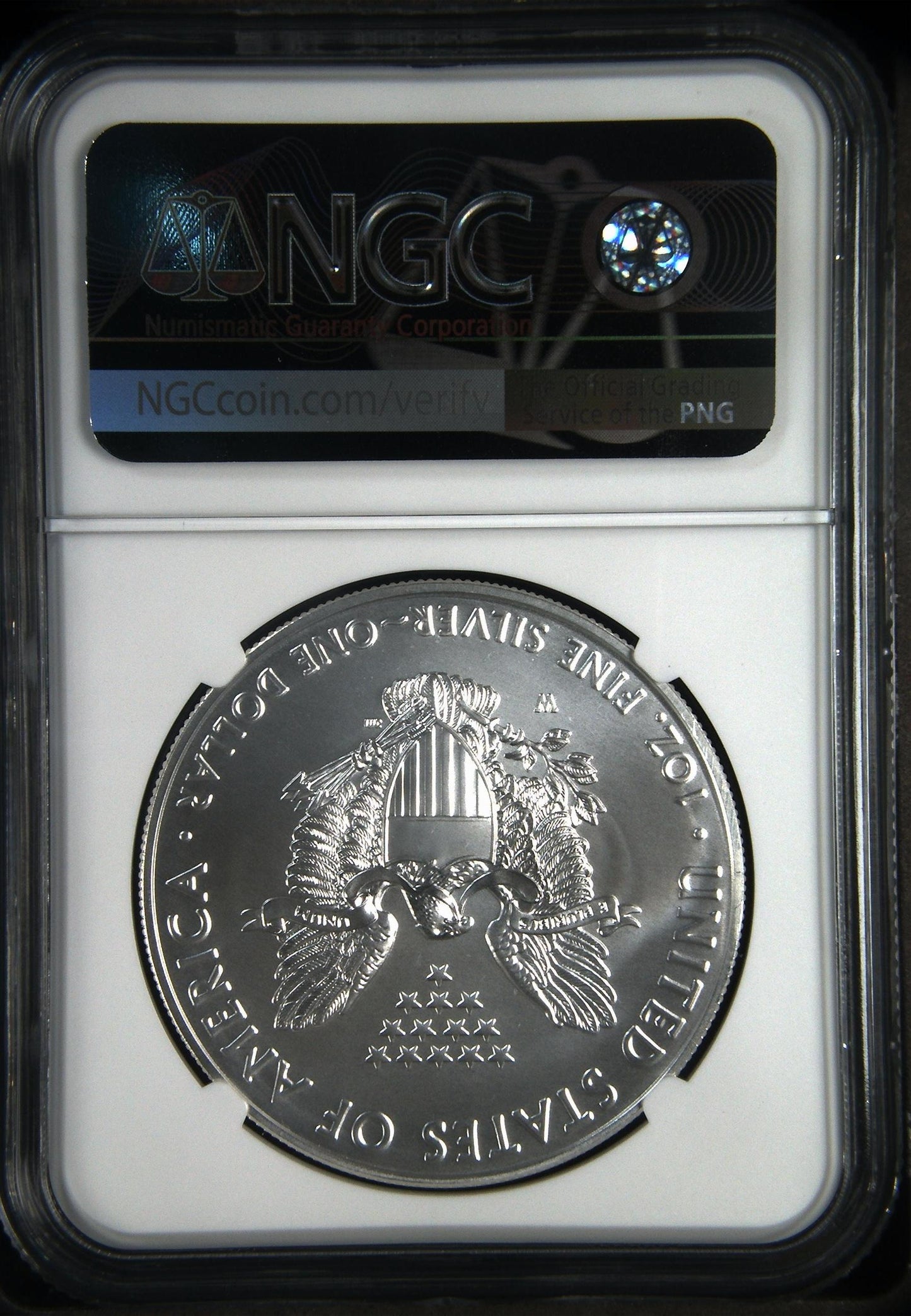 2019 EAGLE S$1 TYPE 1 BURNISHED MS 70
