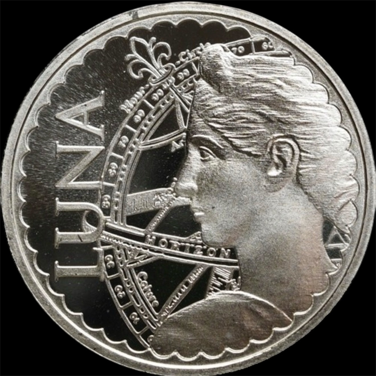 LUNA 1 OZ SILVER BU