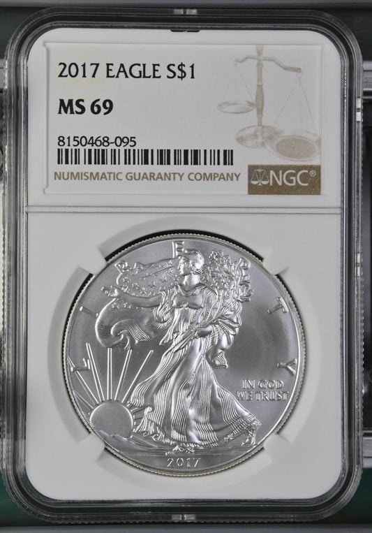 2017 EAGLE S$1 MS 69