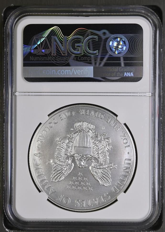 2015 W EAGLE S$1 BURNISHED SILVER EAGLE ANNUAL DOLLAR COIN SET MS 69