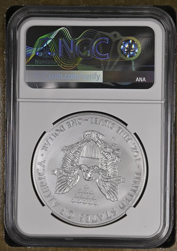 2014 W EAGLE S$1 BURNISHED SILVER EAGLE ANNUAL DOLLAR COIN SET MS 69