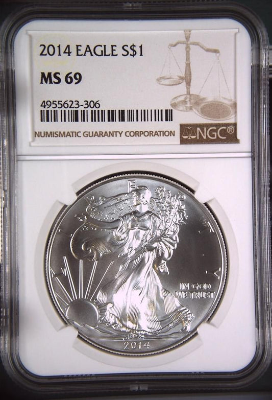 2014 EAGLE S$1 MS 69