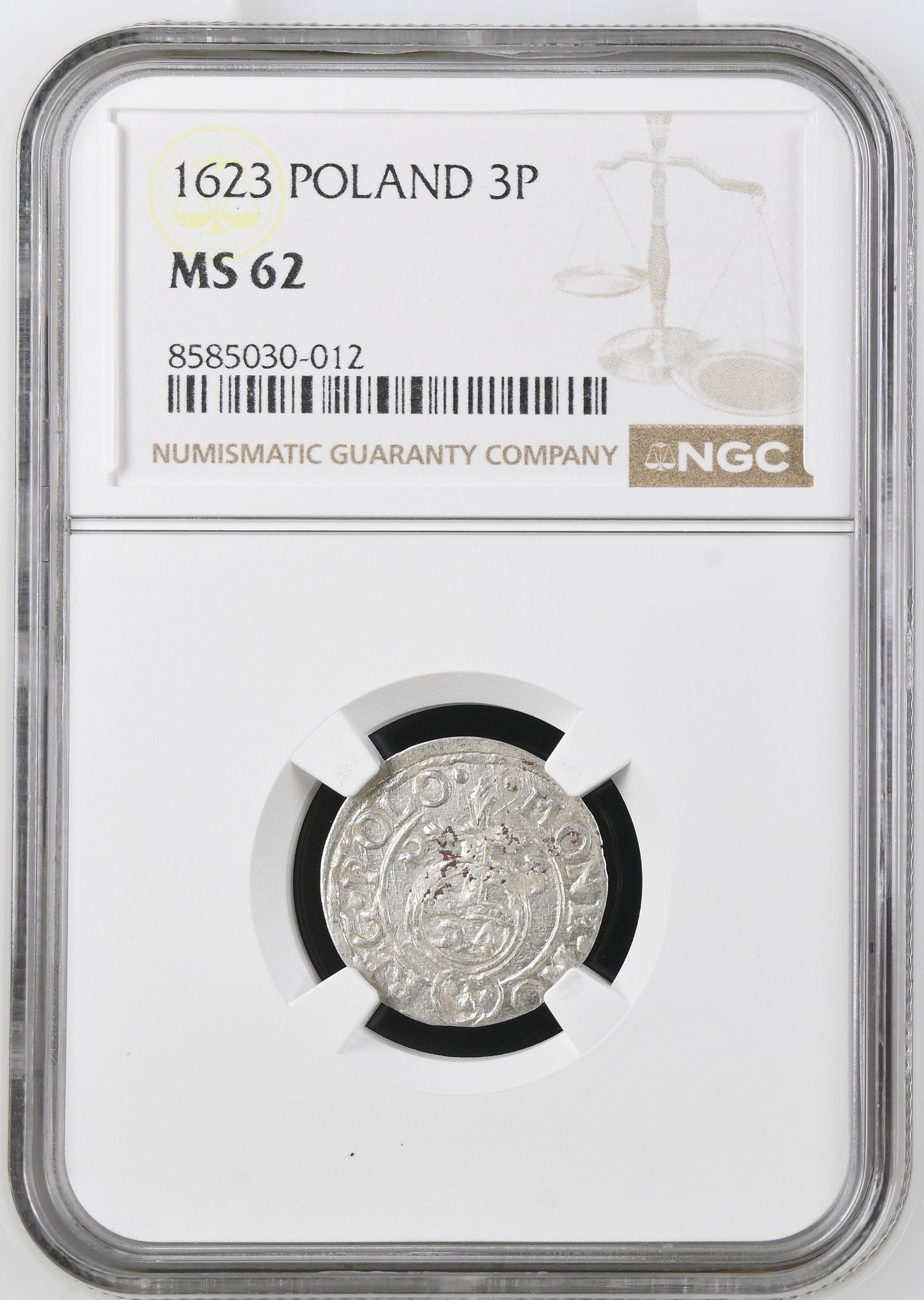 1623 POLAND 3P MS 62