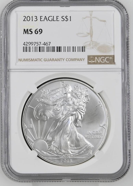 2013 EAGLE S$1 MS 69