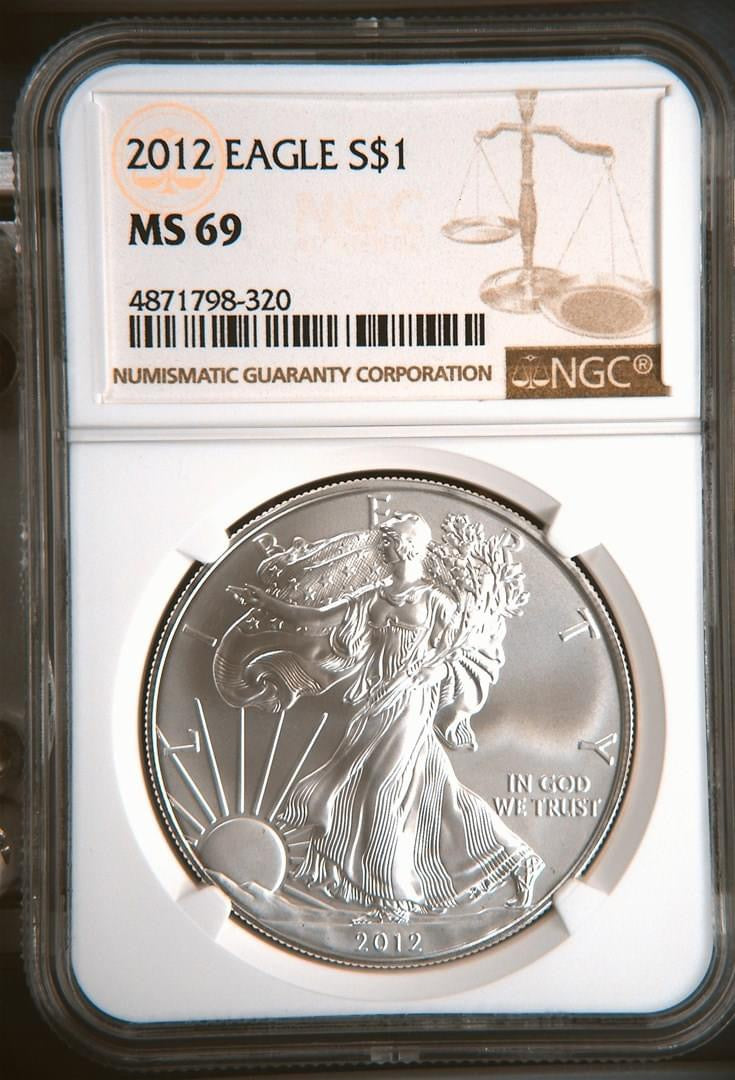 2012 EAGLE S$1 MS 69