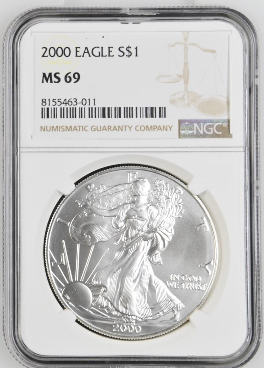 2000 EAGLE S$1 MS 69