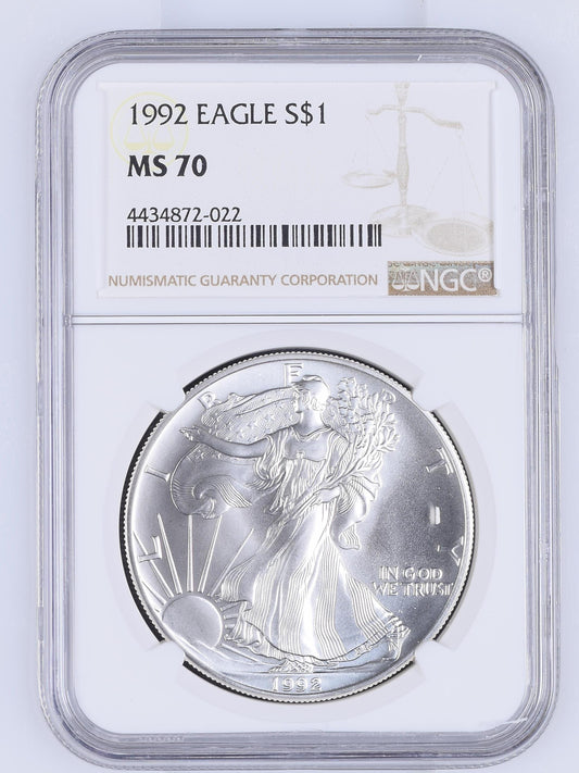 1992 EAGLE S$1 MS 70