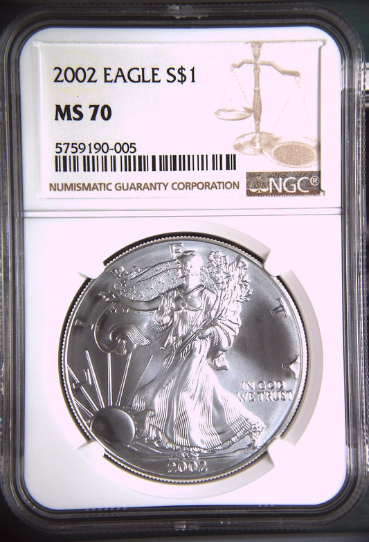 2002 EAGLE S$1 MS 70