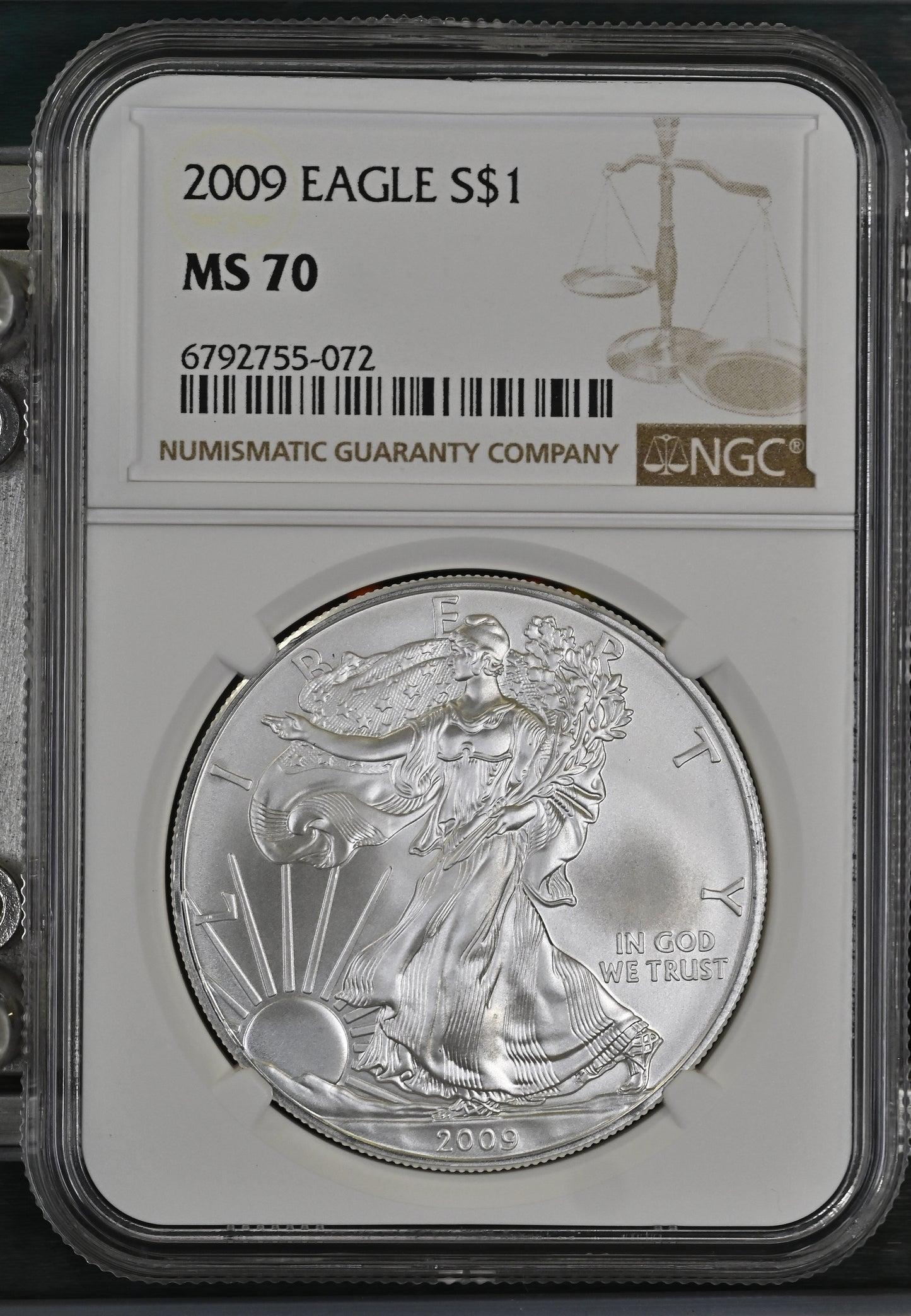 2009 EAGLE S$1 MS 70