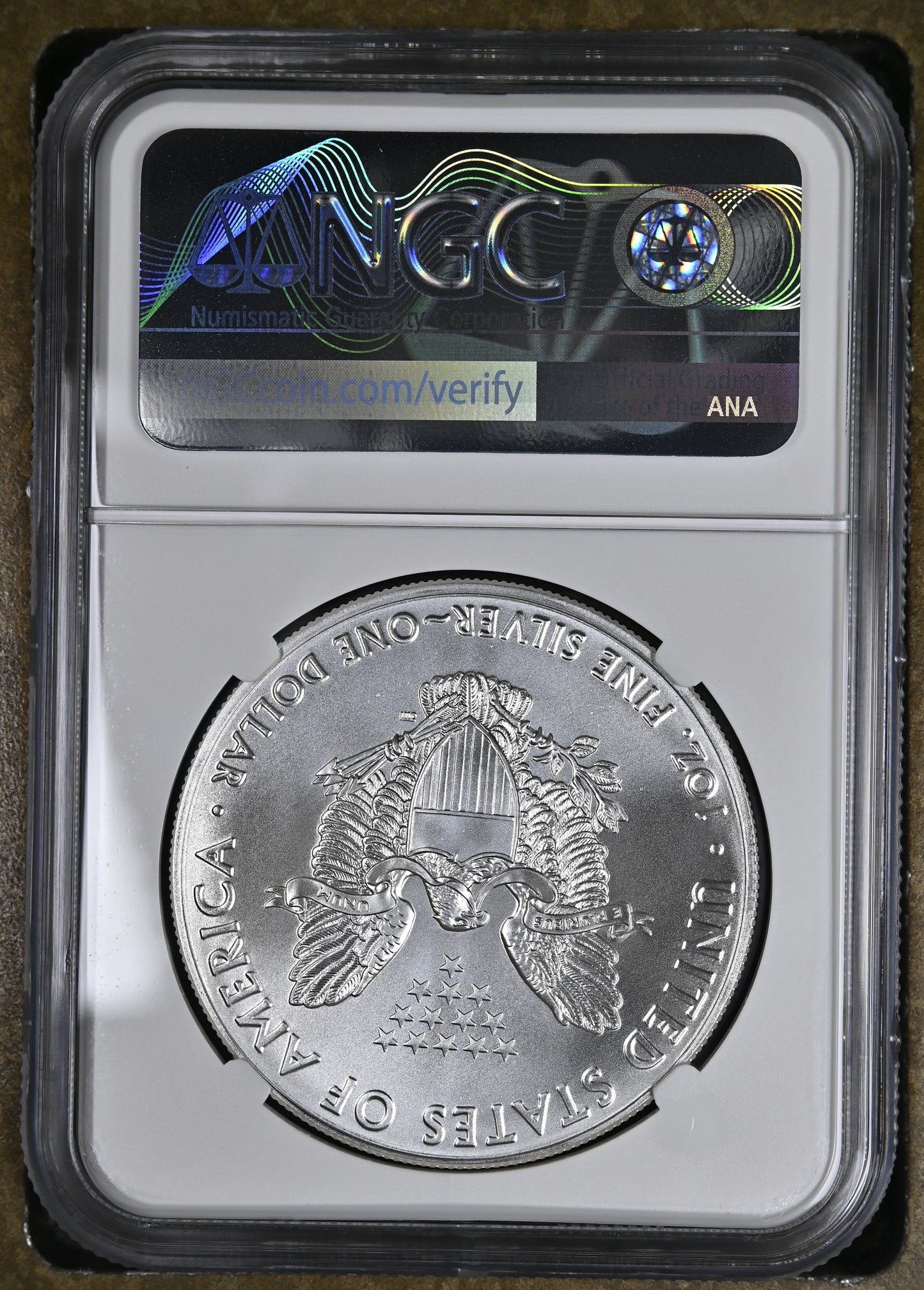 2020(S) EAGLE S$1 STRUCK AT SAN FRANCISCO MINT EMERGENCY PRODUCTION MS 70