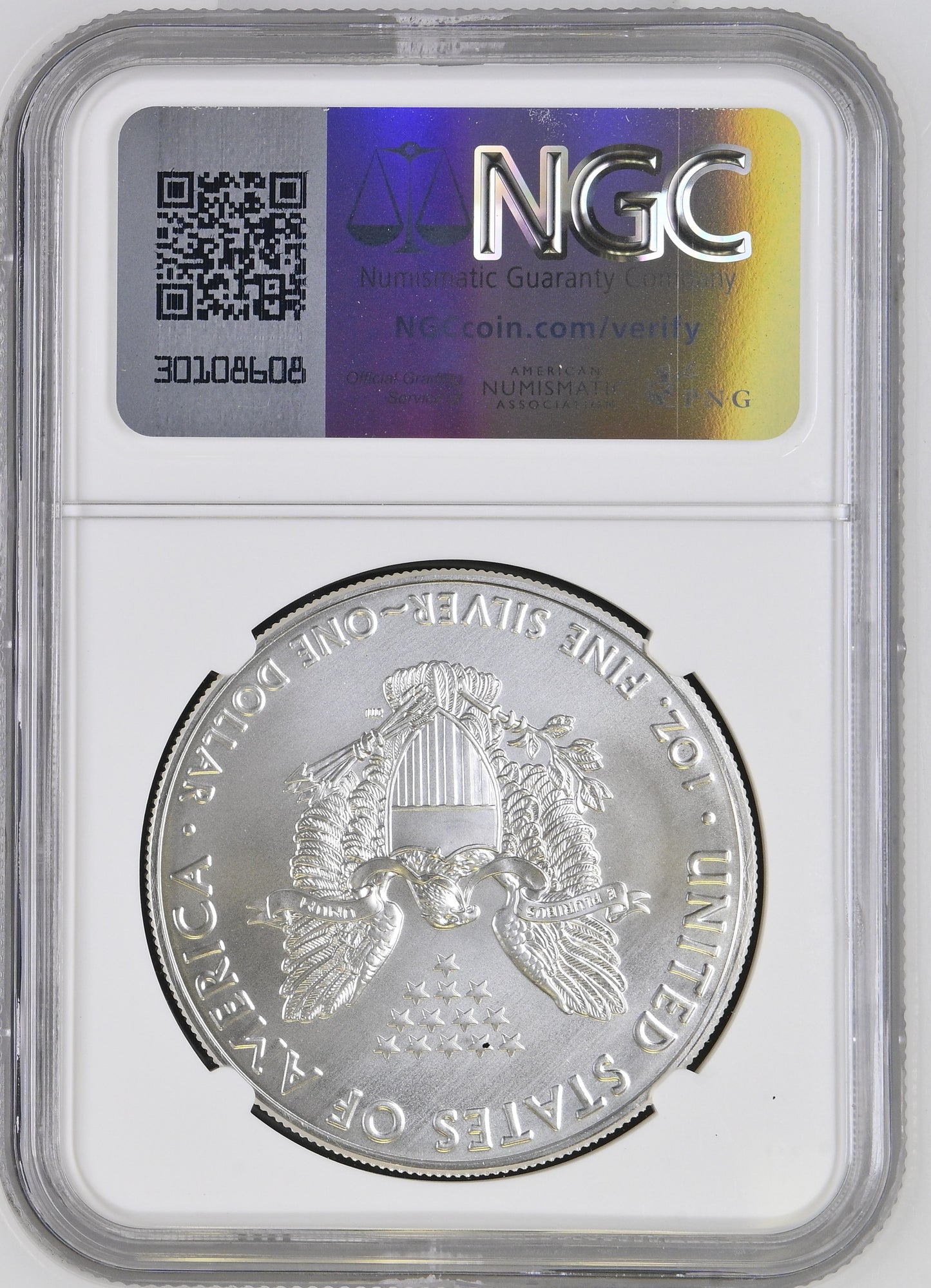 2021(P) EAGLE S$1 HERALDIC EAGLE STRUCK AT PHILADELPHIA MINT T-1 EMERGENCY PRODUCTION MS 70