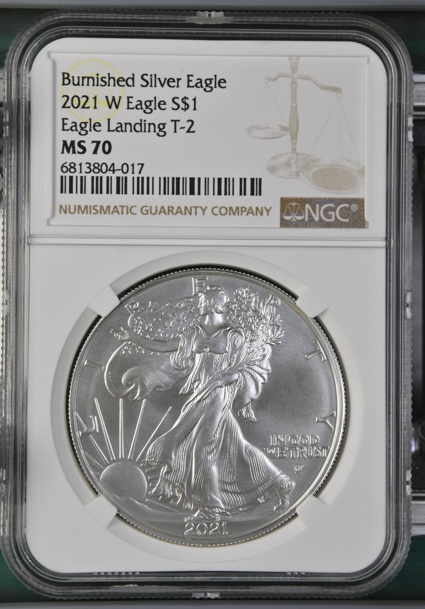 2021 W EAGLE S$1 EAGLE LANDING T-2 MS 70