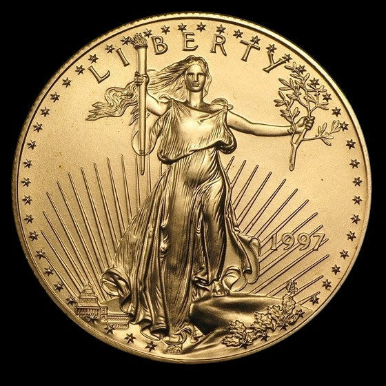 1997 1 OZ AMERICAN GOLD EAGLE BU