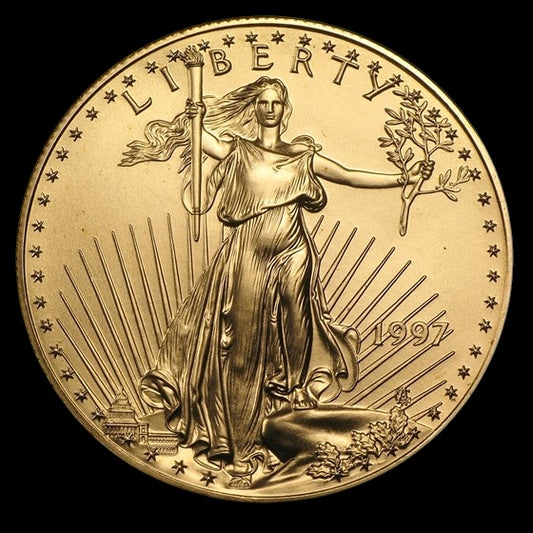 1997 1 OZ AMERICAN GOLD EAGLE BU