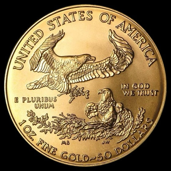 2007 1 OZ AMERICAN GOLD EAGLE BU