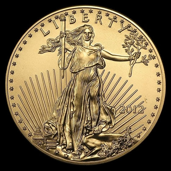 2012 1 OZ AMERICAN GOLD EAGLE BU