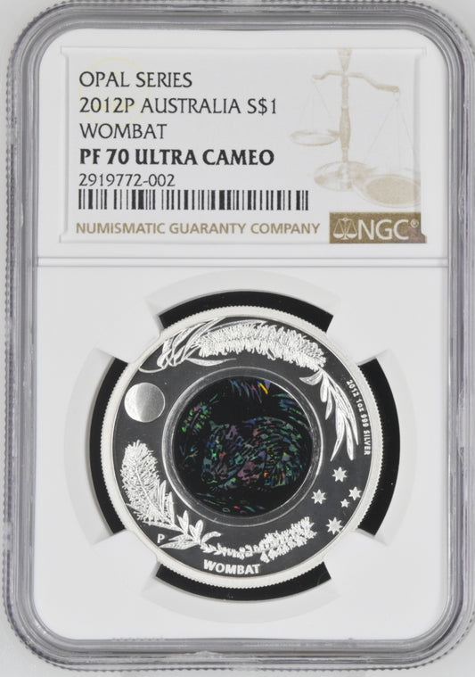 2012 AUSTRALIAN OPAL SERIES WOMBAT PF 70