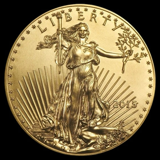 2015 1 OZ AMERICAN GOLD EAGLE BU
