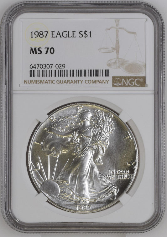 1987 EAGLE S$1 MS 70