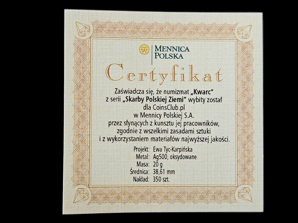 Skarby Polskiej Ziemi Kryształ Górski