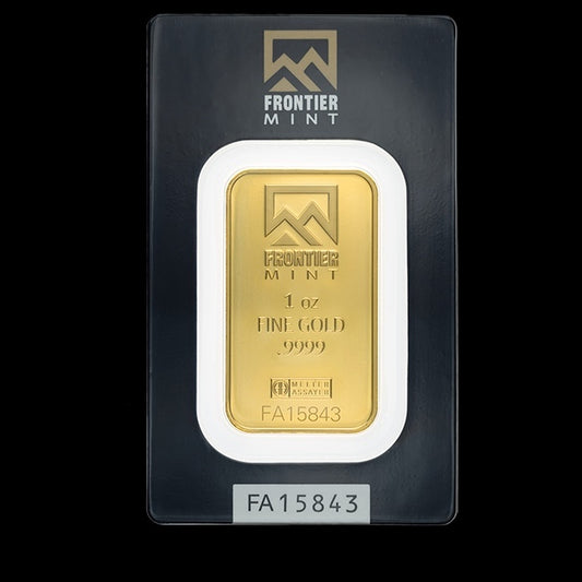 1 OZ FRONTIER MINT GOLD BAR