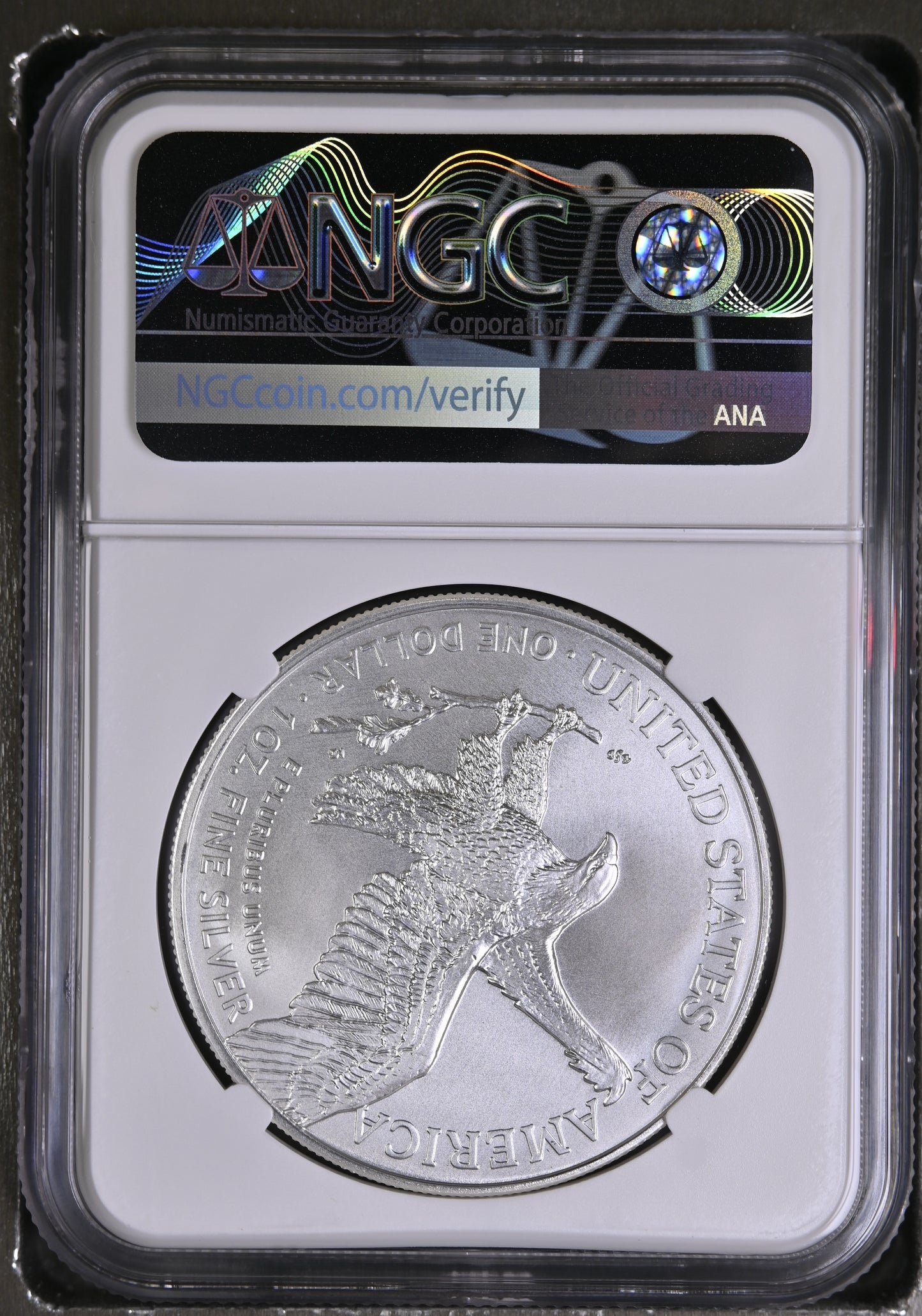 2022 EAGLE S$1 TYPE 1 STRUCK AT WEST POINT MINT (W) MS 69