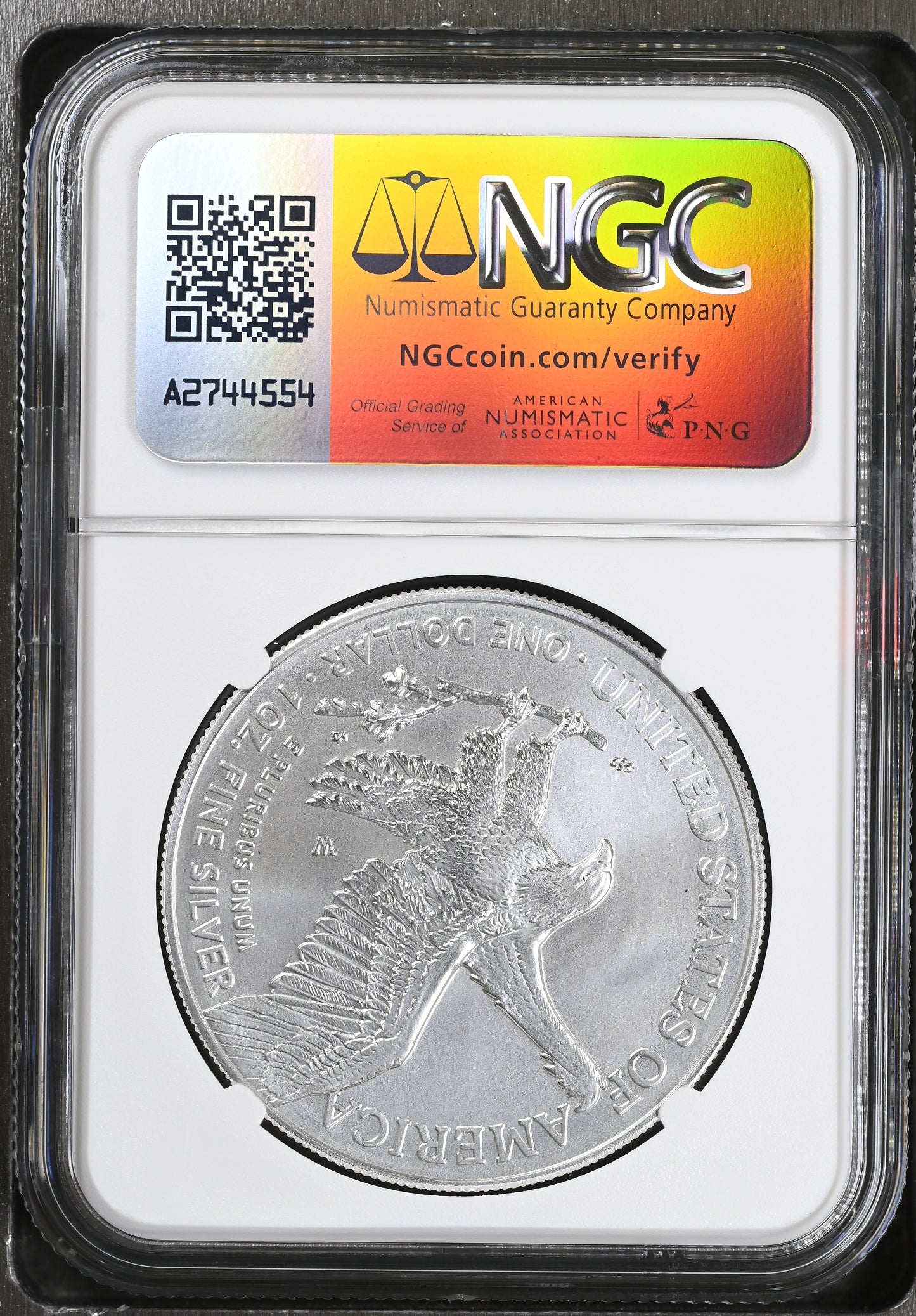 2025 W TYPE 2 BURNISHED EAGLE S$1 MS 69