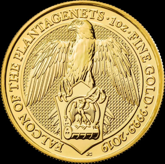 2019 GREAT BRITAIN PROOF 1 OZ GOLD QUEEN'S BEASTS FALCON
