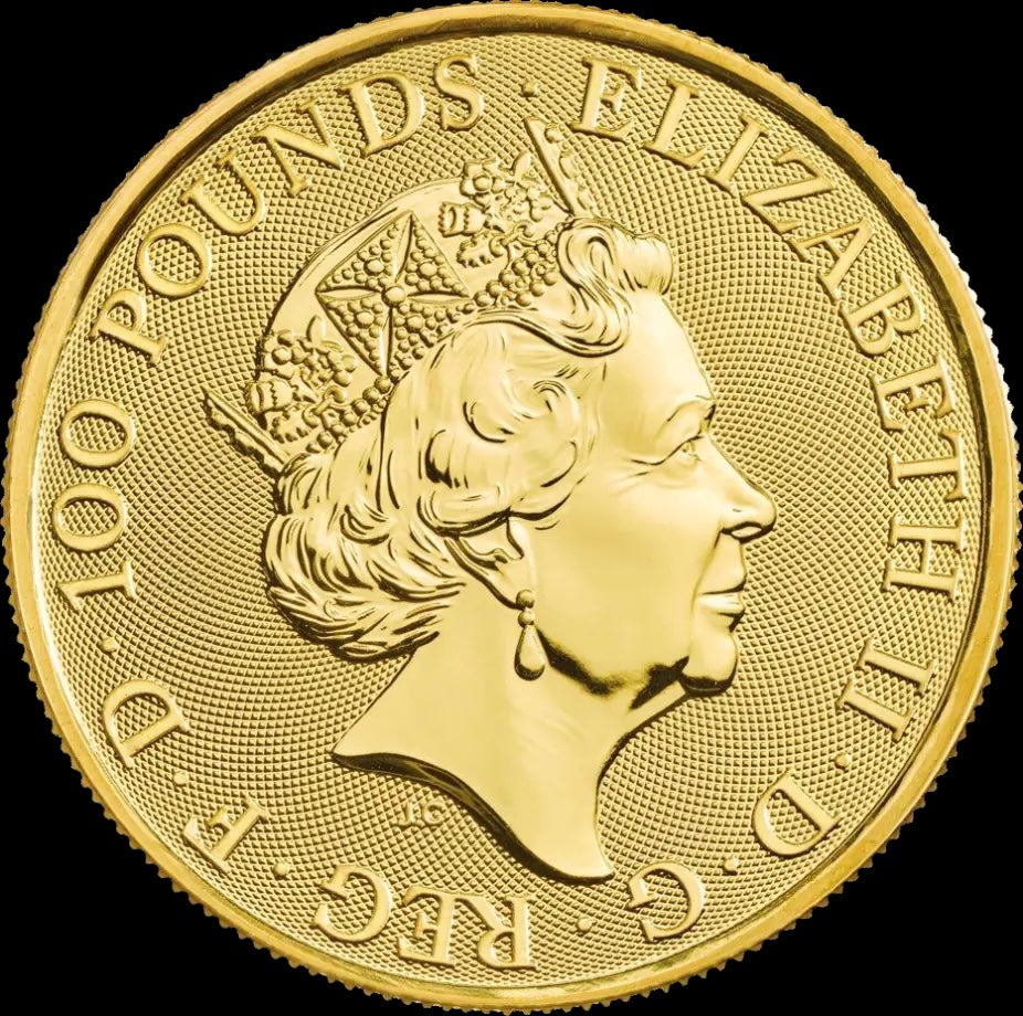 2019 GREAT BRITAIN PROOF 1 OZ GOLD QUEEN'S BEASTS FALCON
