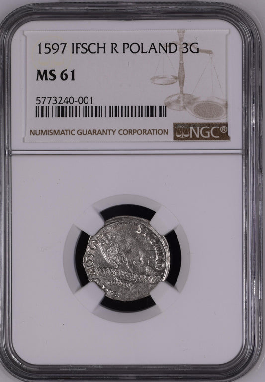1597 POLAND 3G BYDGOSZCZ NGC MS 61