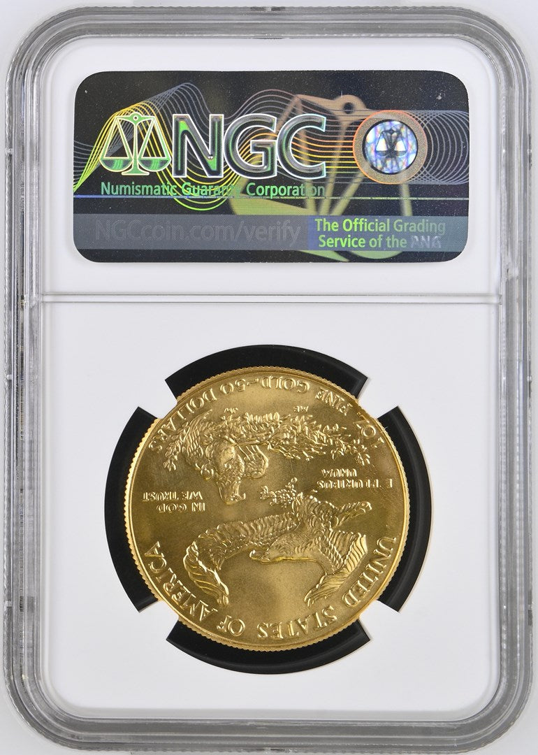 1986 1 OZ AMERICAN GOLD EAGLE NGC MS 68