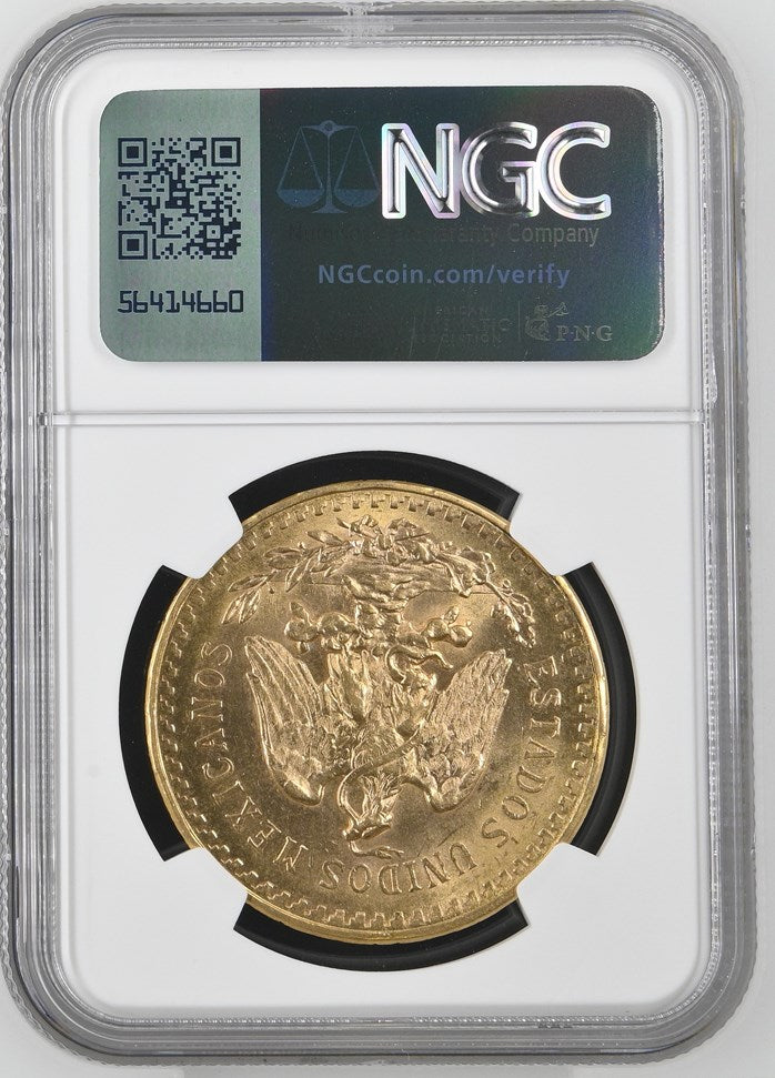 1946 MEXICO G50P NGC MS 62