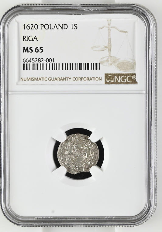 1620 POLAND 1S NGC MS 65 TOP-POP