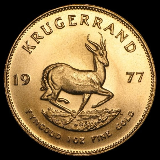 1977 SOUTH AFRICA 1 OZ GOLD KRUGERRAND BU