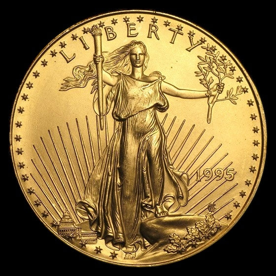 1995 1 OZ AMERICAN GOLD EAGLE BU