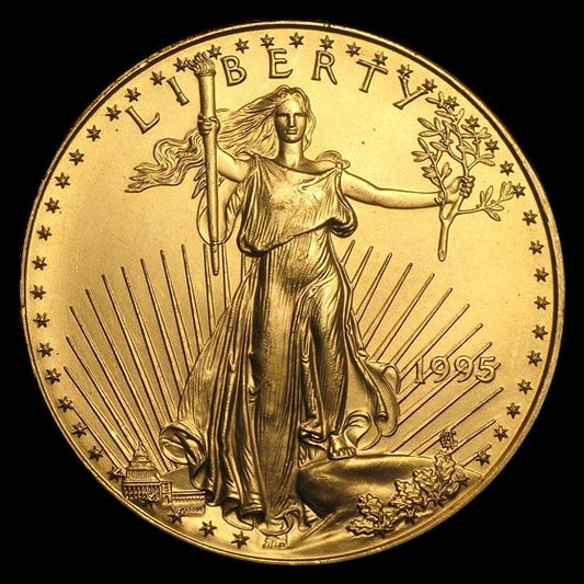 1995 1 OZ AMERICAN GOLD EAGLE BU