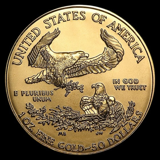 2001 1 OZ AMERICAN GOLD EAGLE BU
